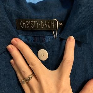 Christy Dawn Pants - Christy Dawn phoebe jumpsuit in Teal Christy Dawn Pants - Christy Dawn phoebe jumpsuit in Teal
